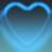 A static pixelated image with a gradient background transitioning from dark blue at the top to light blue at the bottom, featuring a horizontal band of mixed blue and brown pixels near the top.