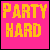 nine pixelated text-based icons with vibrant background colors and varied typography
