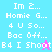 Pixelated text on colored backgrounds with animated character changes between frames.