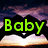 Pixelated sunset scene with text overlays: 'Baby i love you' in green and white, 'Forever' in red, and '11/13/09' in pink.