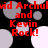 Red text reading "David Archuleta and Kevin Rock!" repeats across a black background with gray and white circular shapes.