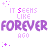 A 3x3 contact sheet of a pixelated animated icon featuring repeated text and sparkles in purple tones on white background with gray transparency area.