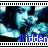 Animated sequence of repeating blue skull patterns with alternating text overlays reading 'kidden' and 'soul' in blue pixelated font.