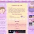 Pixelated static image showing a light purple background with central yellowish content area and dark bottom bar.