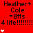 Red background with repeated text and heart symbols in a pattern, showing animation changes across observations