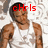 A person in a white tank top with brown patterns stands against a light background, red text above head changes across frames.