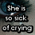 A static image with four text blocks over a blurred background showing an eye, each block containing white text on black rectangles.