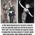 Two side-by-side pixelated images show a figure in dark clothing holding a long object against contrasting backgrounds.
