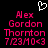 Pixelated pink text on black background with white heart symbol above, showing identical static content across two views.