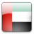 Static square icon displays United Arab Emirates flag with red vertical band, green top horizontal band, white middle band, and black bottom band.