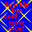 Blue background with yellow diamond lattice pattern and red text reading Sparkly fun cool wow nice! arranged in vertical