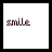 A sequence of four pixelated 'smile' text icons with evolving punctuation marks, transitioning from single quotes to double quotes and back.