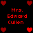 Red pixelated text and heart symbols on a black background, with repeated names arranged in two