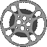 Two grayscale film reels side-by-side with varying hole patterns and central hub details.