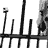 A black-and-white animated contact sheet showing a sequence of 17 frames depicting a figure running over hurdles, with repeated "NAME TAKEN" text overlays in varying opacity and color across the grid layout.