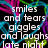 Pixelated text and colorful heart shapes on a black background with a gray rectangle overlay.