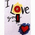 Animated icon shows 'I Love' text with a yellow starburst, red heart, and changing text blocks including 'HER SO MUCH!=)'.