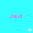 Pixelated pink text "Julia" repeats across a cyan background with scattered white star-like shapes in various states of animation.