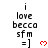 A static digital image displays repeated text and symbols in a with red heart icons