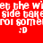 Red background with white pixelated text repeating 'get the wiet side take rol some :D' in three , two identical ':D' emoticons below