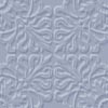A static pattern of interwoven, light gray curved lines forming a repeating geometric design on a pale blue background.