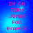 Blue background with pink pixelated text reading "IM ON TEAM JONAS FOR EVAH! <3" in four identical