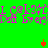 Green background with repeating pink text and orange spinning top icons in two