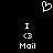 Pixelated white heart symbol above two identical vertical of text and symbols on black background