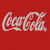 Animated Coca-Cola icon with red background, white script text, bottle graphic, and pixelated text variations.