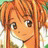 A pixelated anime-style character with orange hair and brown eyes appears on the left side of a contact sheet, while the right side displays text "Anime IM" and "COM" in white pixelated font against a black background.