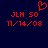 Red pixelated text and a heart symbol on dark blue background, with two identical side-by-side layouts.