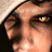 Pixelated image of a hooded figure with glowing yellow eyes and text reading 'Seduced By The Dark Side' on the right side.