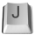 Two grayscale buddy icons display a stylized lowercase 'j' on a rounded rectangular background with subtle shading.