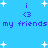 Blue background with white pixelated stars, two identical sections of text and symbols arranged vertically.