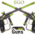 six paintball-themed buddy icons featuring guns, hoppers, team mates, and gameplay scenes with text labels
