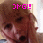 Pixelated image of a person with brown hair and a pinkish face, overlaid with bright pink 'OMG!!!' text at the top.