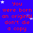 Blue background with red text repeating 'You were born an original don't die a copy' and scattered white stars, one gray square in bottom-right corner.