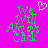 Pixelated green text on bright pink background with a white heart symbol above the left side of the text.
