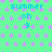 A static image with a light green background covered in small purple stars, displaying repeated text elements.