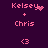 Pixelated pink text and symbols on dark purple background with animated heart, star, and dot effects.