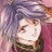 A 48x48 pixel buddy icon featuring a split composition with an anime-style character on the left and text elements on the right, displayed as part of a contact sheet.