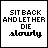 A 4x4 contact sheet of pixel art frames showing animated text changes in a black-and-white design with blue accents on the word 'slowly' and gray background transparency.