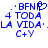 Blue pixelated text and symbols on white background, with 'B' and 'R' characters forming a heart shape in the top-left corner.