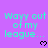 Purple background with cyan text reading "Wayy out of my league..." and black pixelated hearts below each phrase, arranged in a pattern