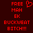 Red pixelated text and a heart symbol on dark red background, with identical left and right sides.