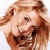 A split-frame contact sheet showing a pixelated image of a woman with long blonde hair on the left and green text reading "Original Icons .com" on a dark green background on the right.