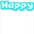 Pixelated text and a person wearing a crown holding a cake, with 'Happy', 'Birthday', and 'Me!!!' in blue and cyan lettering.