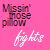 Pixelated pink background with dark text reading 'MSSM TOSSE PLOW' and white stylized text below, all in low-resolution digital art style.