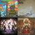 A static image divided into four quadrants showing pixelated sections of a colorful scene with a central figure in light clothing against dark and muted backgrounds.