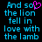 Blue pixelated text on black background with pink heart symbol replacing 'so' in 'And so', two identical versions side-by-side.